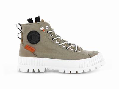 Zapatillas Palladium PALLASHOCK BACK ZIP Mujer Dune | Costa Rica-31495